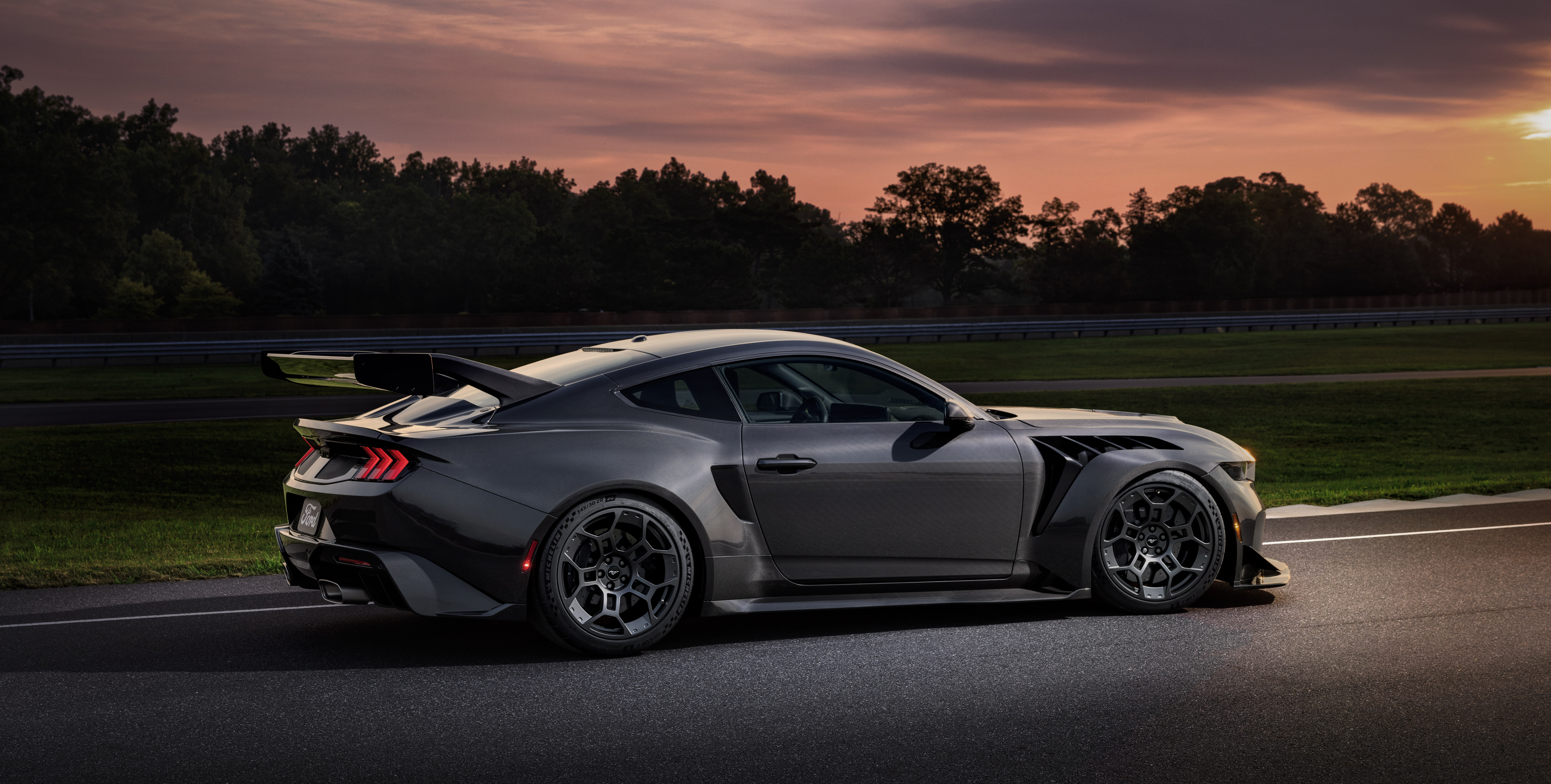 The Mustang GTD Liquid Carbon skips a trip to the paint booth to amp up aerodynamic, race-derived style while sacrificing none of the extreme on-track performance.